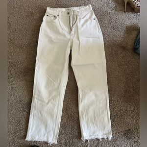 90’s straight ultra high rise jeans